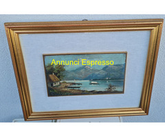 Quadro   olio su  tavola   firmato G Singaulf   .