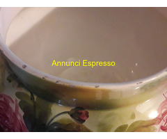 Cachepot in ceramica “La Vittoria” Mondovì  anni \'
