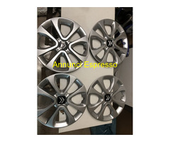 COPRICERCHI-COPPE DA 15 -ALLUMINIO X CITROEN C3