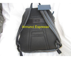 ZAINO-PIQUADRO ORIG-PELLE NERO-PORTA PC-SPOTIVO