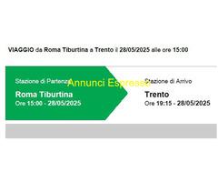 Freccia Roma Firenze Bologna Verona Trento 28/05