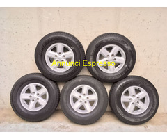 5 Cerchioni, pneumatici e copriruota pe Jeep JK