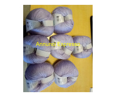 7 Gomitoli Filo Trico Trimits Perle Nacree Violet