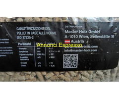 Pellet MASTERHOLZ pedana da 72 sacchi 15kh
