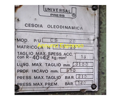 CESOIA UNIVERSAL PRESS  3100 X 13 IDRAULICA