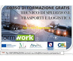 CorsoCORSO GRATUITO TECNICO DI SPEDIZIONE, TRASPORTI E LOGISTICA