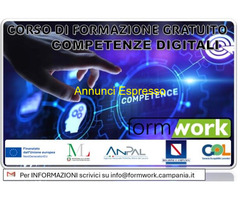 CorsoCORSO GRATUITO COMPETENZE DIGITALI