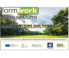 CorsoCORSO GRATUITO MANUTENTORE DEL VERDE