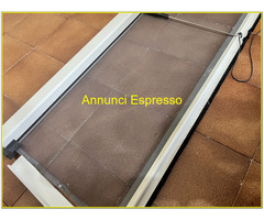 Zanzariera in alluminio a rullo 130x110