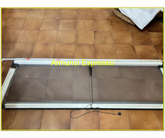 Zanzariera in alluminio a rullo 130x110