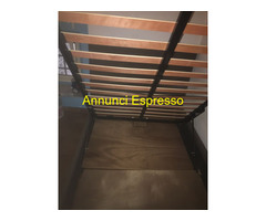 LETTO CASSETONE TAPPEZZATO 1P/MEZZO +COMOD+TRASPOR