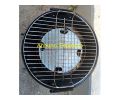 Barbecue a carbonella, o legna resistente al calor