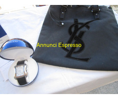BORSA YVES-SAINT-LAURENT-MOD SHOPPER+OROLOGIO ORIG