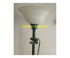 Lampada Piantana In Ferro Battuto