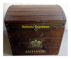 Bauletto per bottiglie vino Antinori tutto in legn