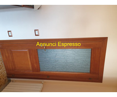 PORTA D \'INTERNO IN LEGNO DI CILIEGI0-COMPLETA