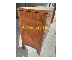 Cassettone Specchiera Antico in legno senza  piano