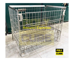 Ceste in filo metallico zincate usate