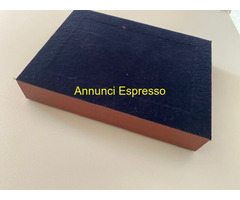 Svuota tasche in legno e argento