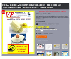 VASCHETTA RECUPERO ACQUA