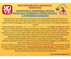 Osteria, Cicchetteria, Snack Bar forte PASSAGGIO