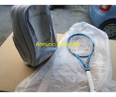 RACCHETTA DA TENNIS BAMBOLAT PURE-LITE+BORSA+SCARP