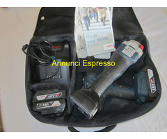 TRAPANO AVVITATORE+SMERAGLIATRICE BOSCH 18 VOL 2,0