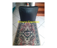 Sedia in similpelle colore nero