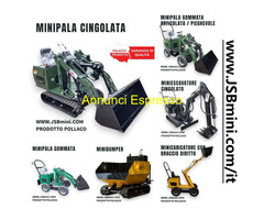 Caricatore-escavatore  MINI PALA GOMMATA CON BRA