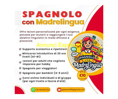 CorsoLezioni di spagnolo con madrelingua.