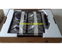 Piano cottura Whirpool 3 fuochi gas + 1 piastra el