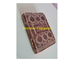 Antico e  raro   volume tascabile Ugo Foscolo poes