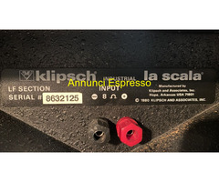 Altoparlanti  Klipsch la scala