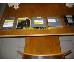 Blocco ricambi 5 Lettori CD e DVD per notebook