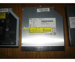Blocco ricambi 5 Lettori CD e DVD per notebook