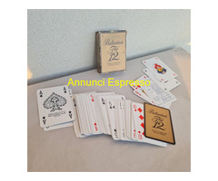 Carte   da   gioco  vintage   BALLANTINE\'S THE 12