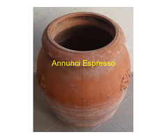 Antico Vaso Orcio Ziro in terracotta Toscano