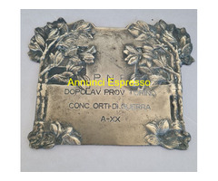 Targa in bronzo Liberty PNF Dopolav.prov. Torino C