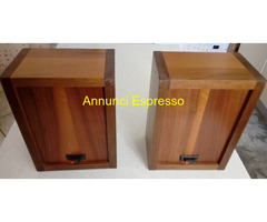 Casse acustiche in legno Noce Italiana 50 Watt con