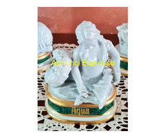 Figurina Porcellana  Mangani vintage  \'  ACQUA \'.