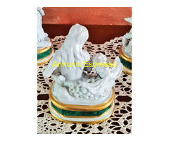 Figurina Porcellana  Mangani vintage  \'  ACQUA \'.
