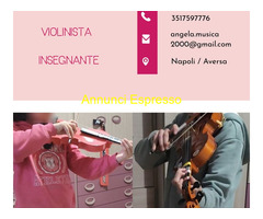 Aiuto per lezioni diViolino - Musica retribuzione oraria €20