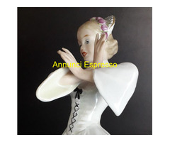 Rara statuetta ballerina ungherese porcellana Wall