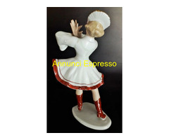 Rara statuetta ballerina ungherese porcellana Wall