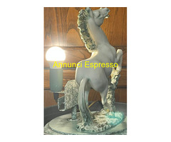 Scultura lampada d\'epoca