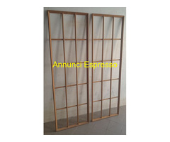 Telai in legno x porte singoli e doppi all\'inglese