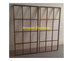 Telai in legno x porte singoli e doppi all\'inglese