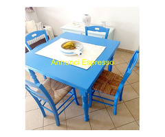 Tavolo allungabile  + 4  sedie