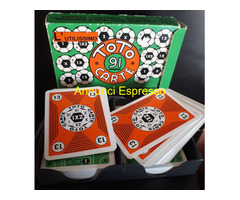TOTO 91 rare  carte  per varianti  Totocalcio anni