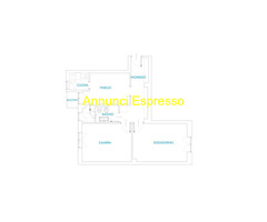 Affitto appartamento Mamiani Loreto Turro mq67 numero localitre